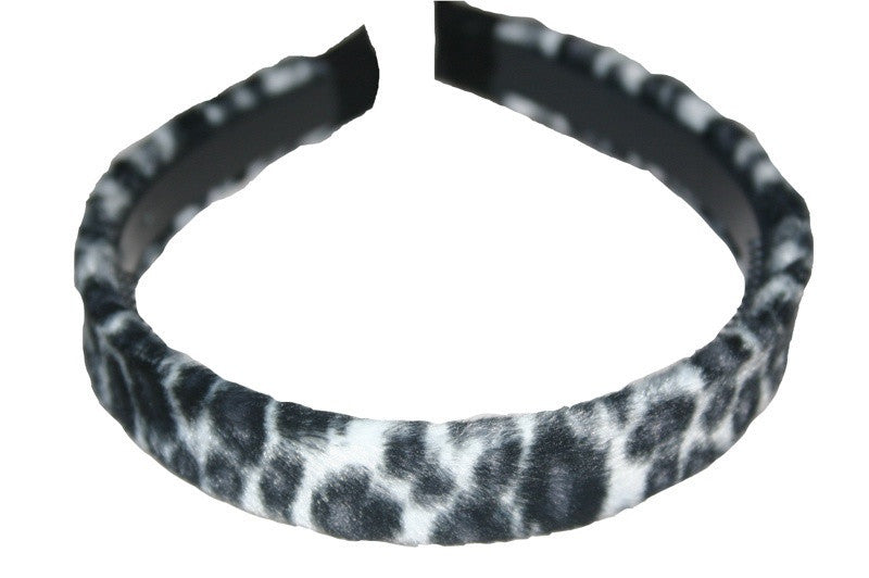 Animal Print Furry Hair Band (Various Colorsssssssss)