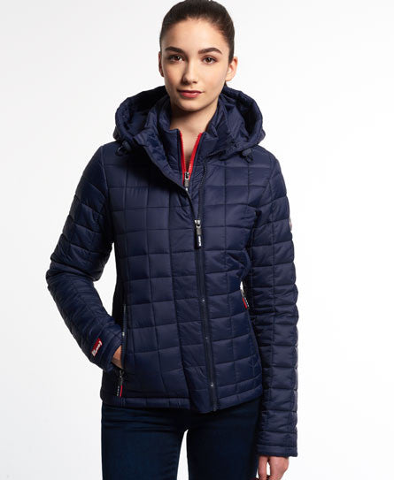 Navy Coat with Black Collar